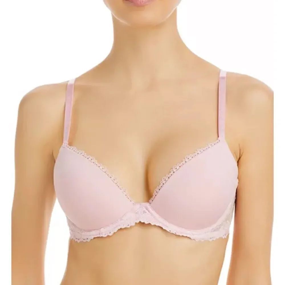 NWT Calvin Klein Seductive Comfort Light Bra Pink
